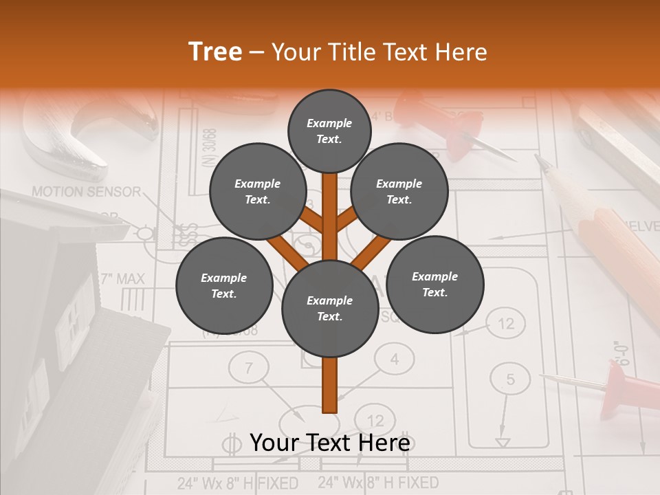 Architecture Residential Drafting PowerPoint Template