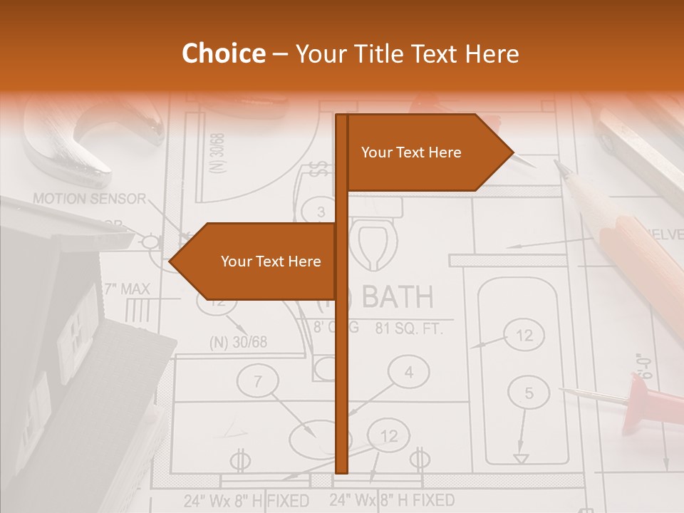 Architecture Residential Drafting PowerPoint Template