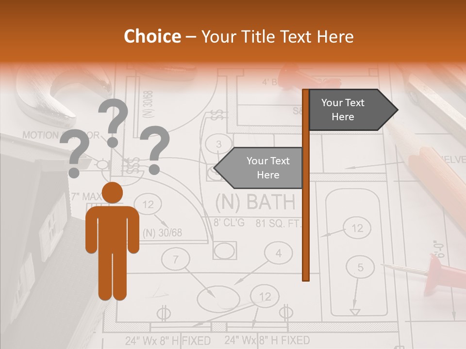 Architecture Residential Drafting PowerPoint Template
