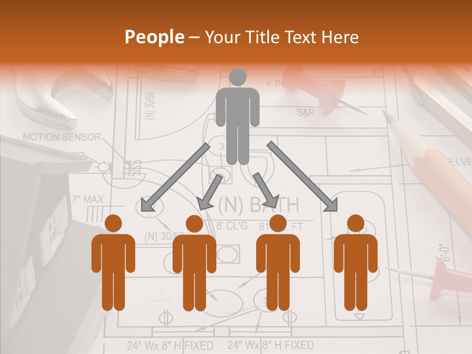 Architecture Residential Drafting PowerPoint Template