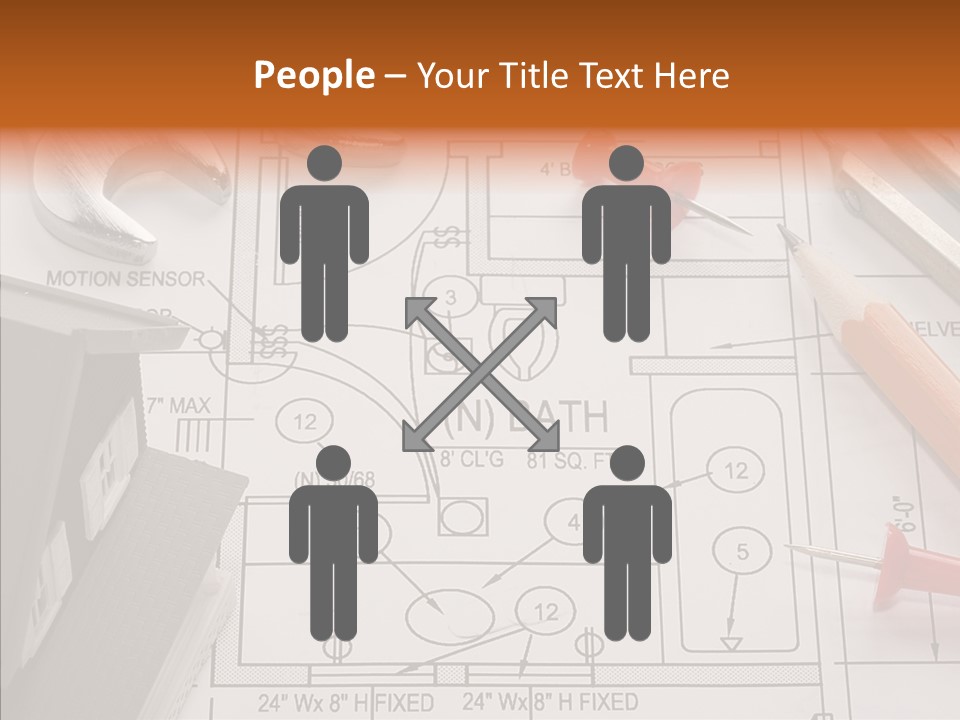 Architecture Residential Drafting PowerPoint Template