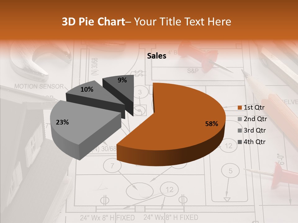 Architecture Residential Drafting PowerPoint Template