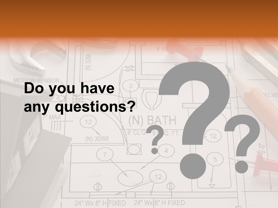 Architecture Residential Drafting PowerPoint Template