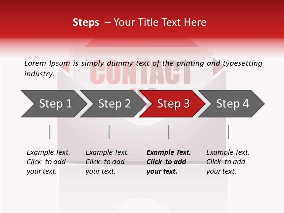 Contact Background Information PowerPoint Template