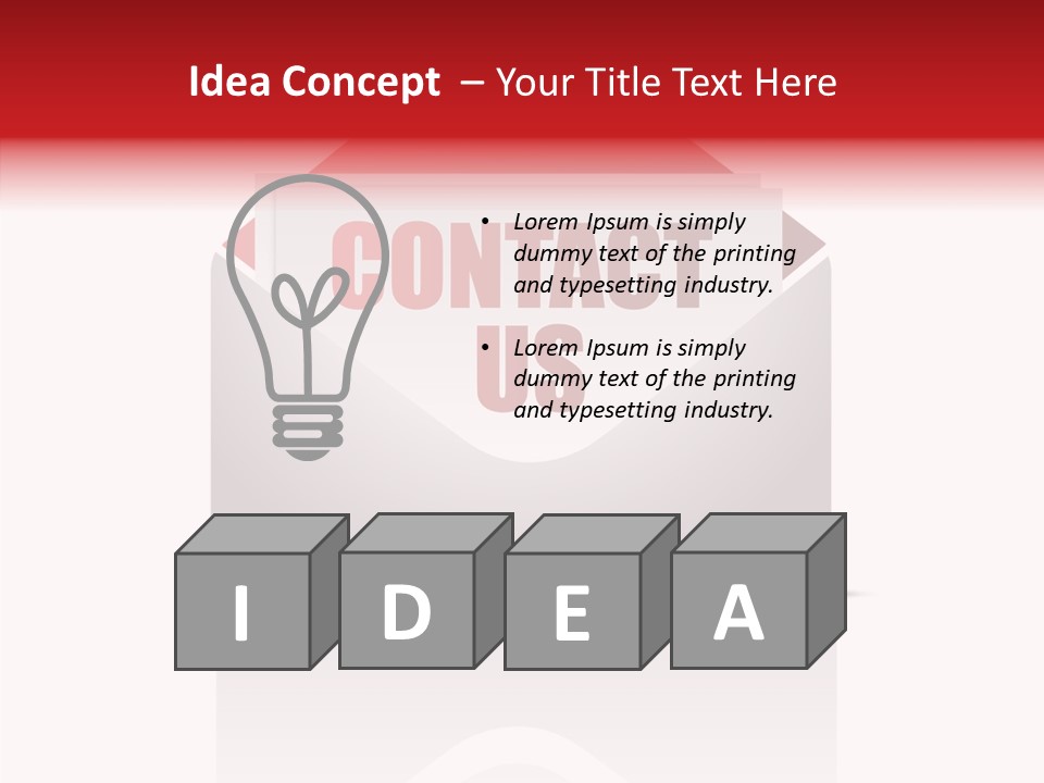 Contact Background Information PowerPoint Template