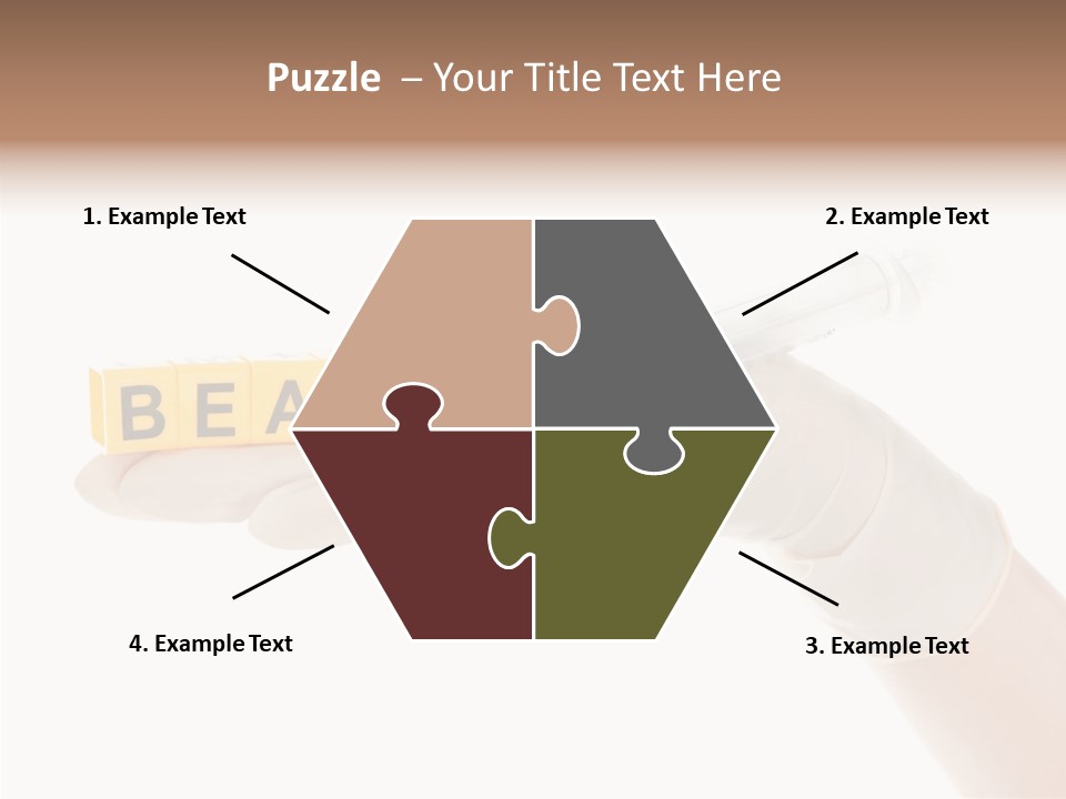 Beauty Cosmetic Hand PowerPoint Template