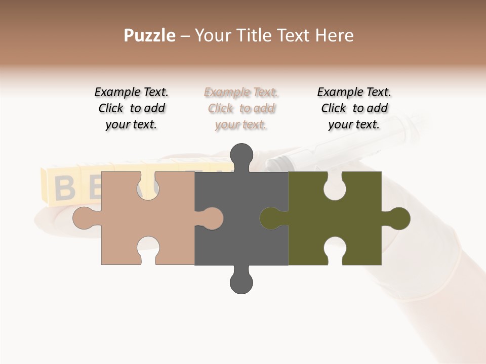 Beauty Cosmetic Hand PowerPoint Template