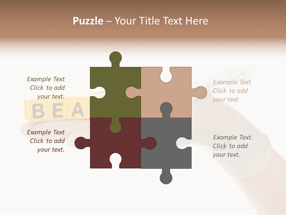 Beauty Cosmetic Hand PowerPoint Template