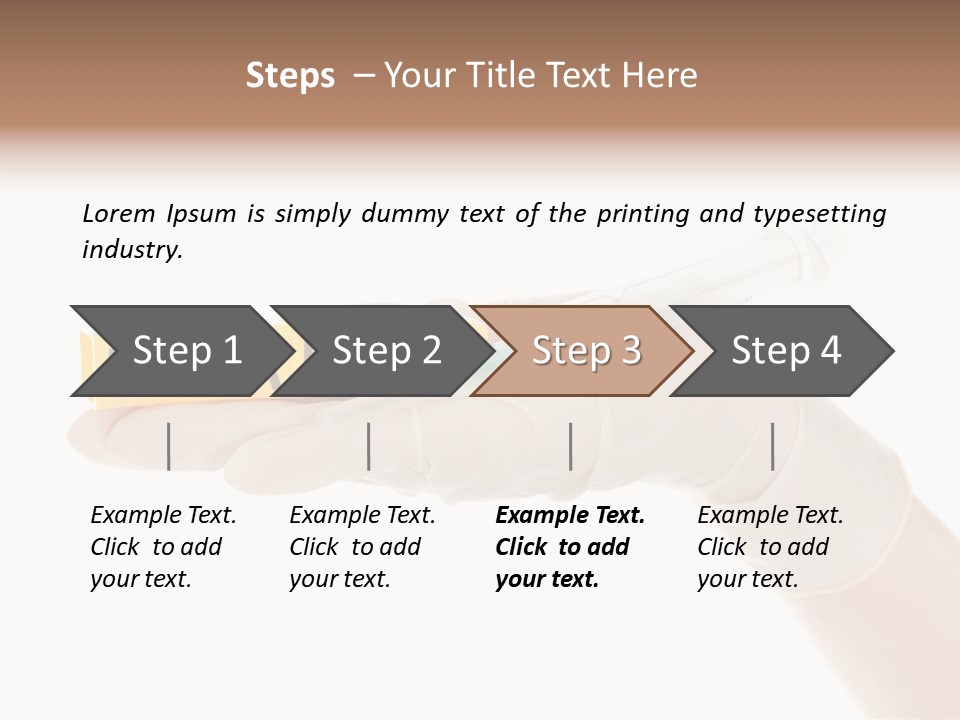 Beauty Cosmetic Hand PowerPoint Template