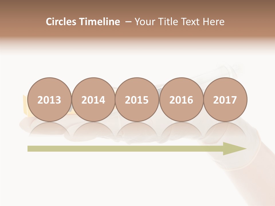 Beauty Cosmetic Hand PowerPoint Template