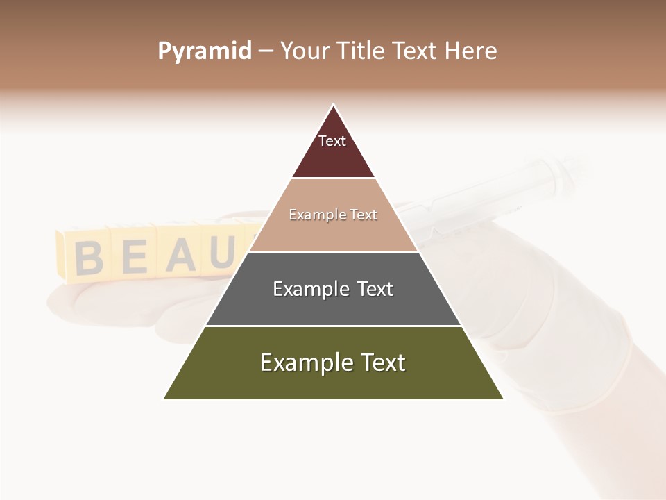 Beauty Cosmetic Hand PowerPoint Template