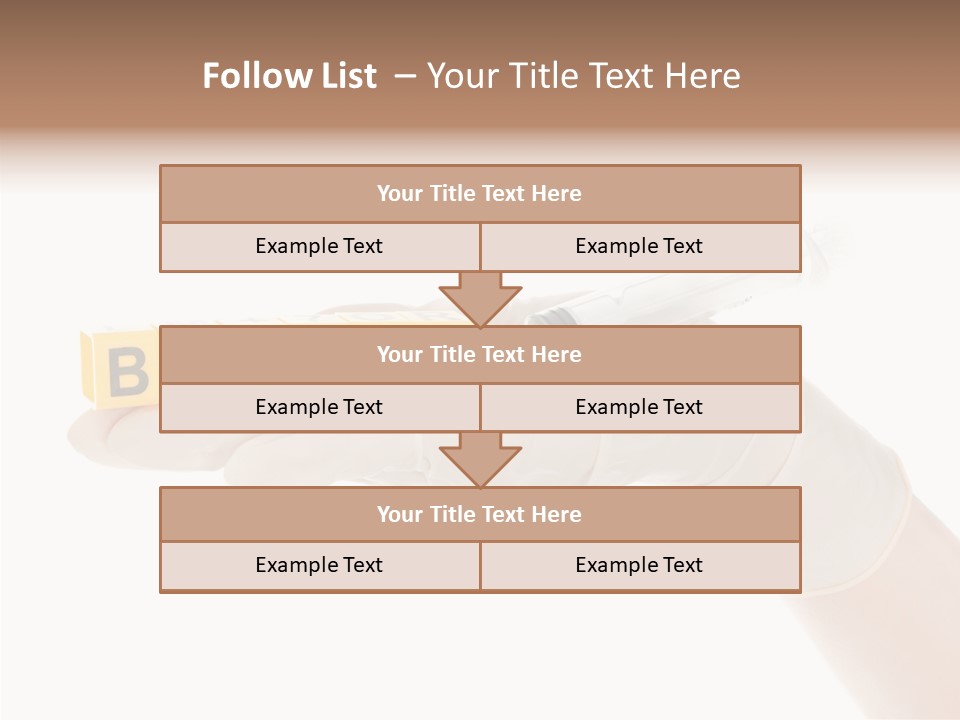 Beauty Cosmetic Hand PowerPoint Template