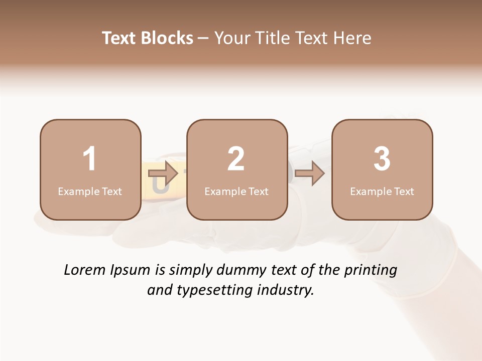 Beauty Cosmetic Hand PowerPoint Template