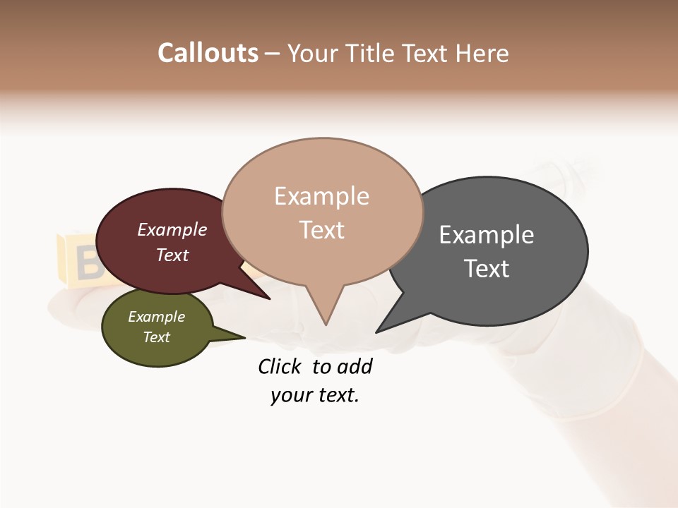 Beauty Cosmetic Hand PowerPoint Template