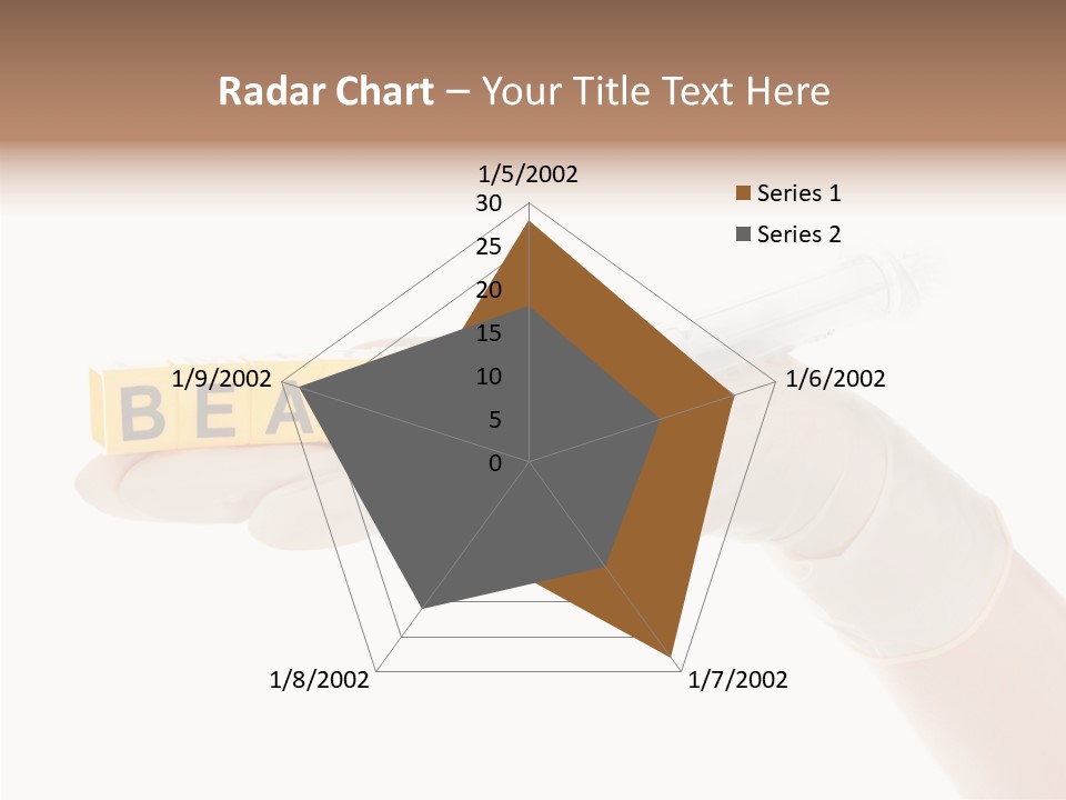 Beauty Cosmetic Hand PowerPoint Template