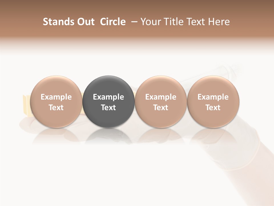 Beauty Cosmetic Hand PowerPoint Template