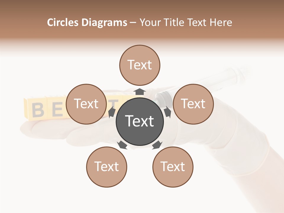 Beauty Cosmetic Hand PowerPoint Template