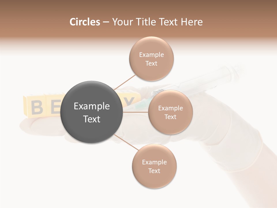 Beauty Cosmetic Hand PowerPoint Template