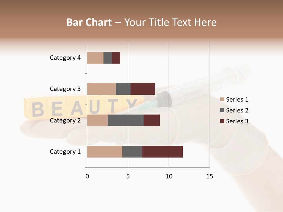 Beauty Cosmetic Hand PowerPoint Template