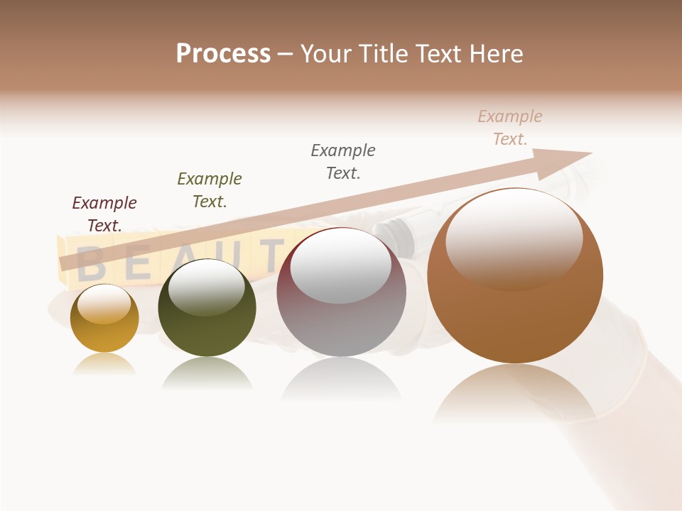 Beauty Cosmetic Hand PowerPoint Template