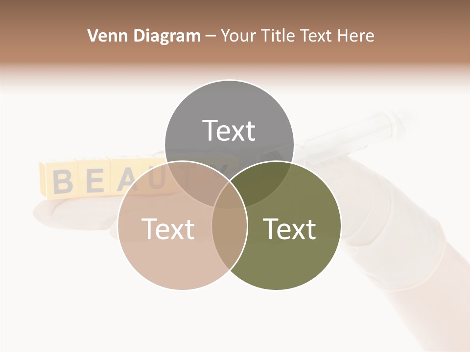 Beauty Cosmetic Hand PowerPoint Template