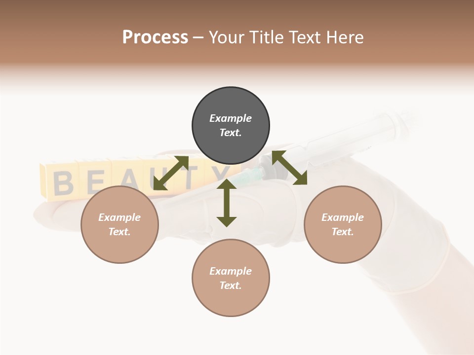 Beauty Cosmetic Hand PowerPoint Template