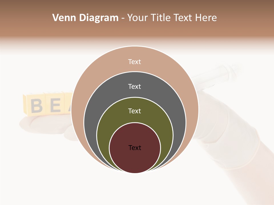Beauty Cosmetic Hand PowerPoint Template