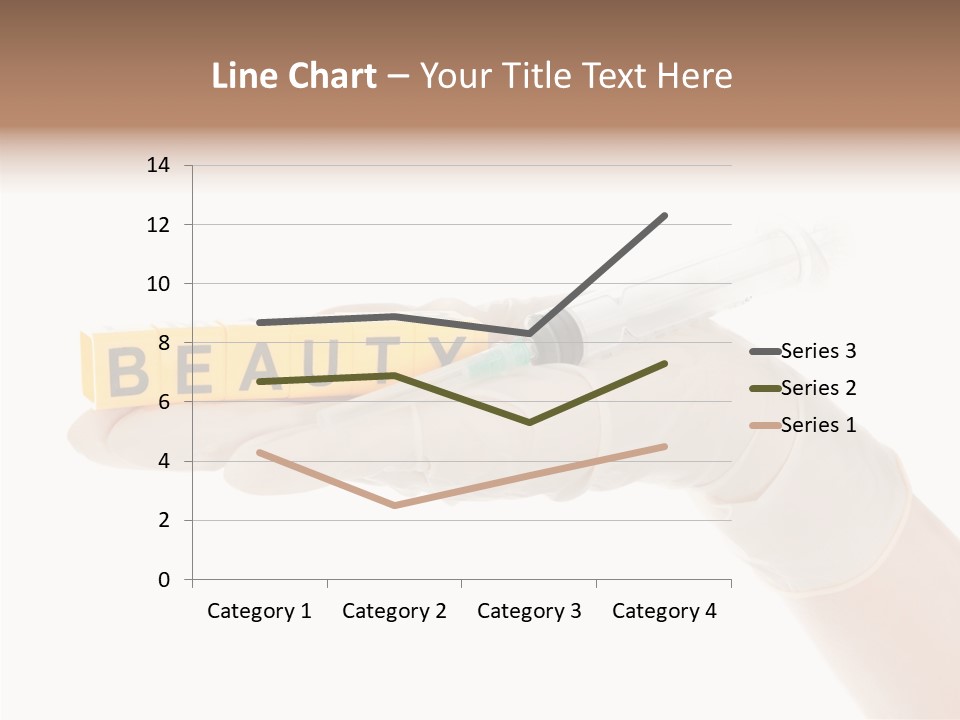 Beauty Cosmetic Hand PowerPoint Template