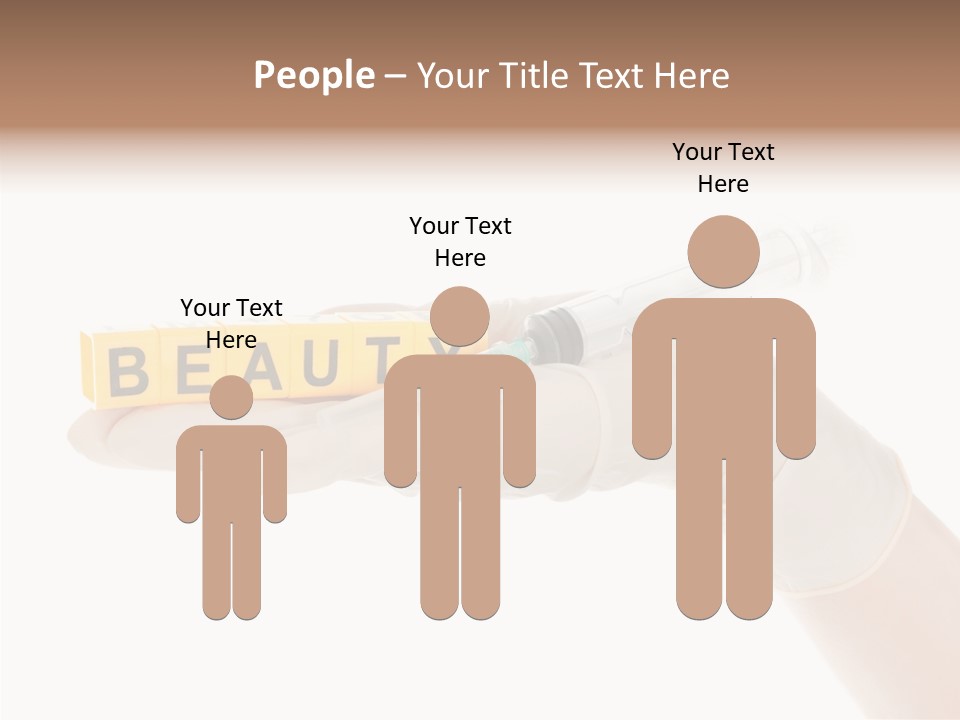 Beauty Cosmetic Hand PowerPoint Template