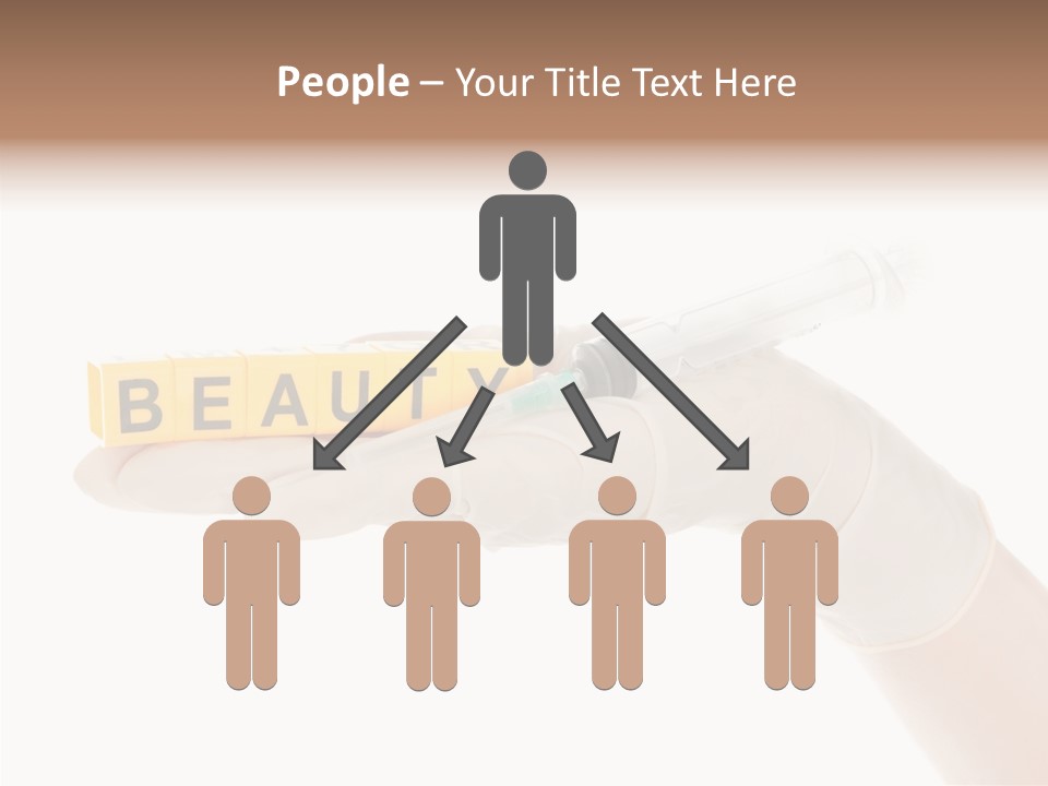 Beauty Cosmetic Hand PowerPoint Template