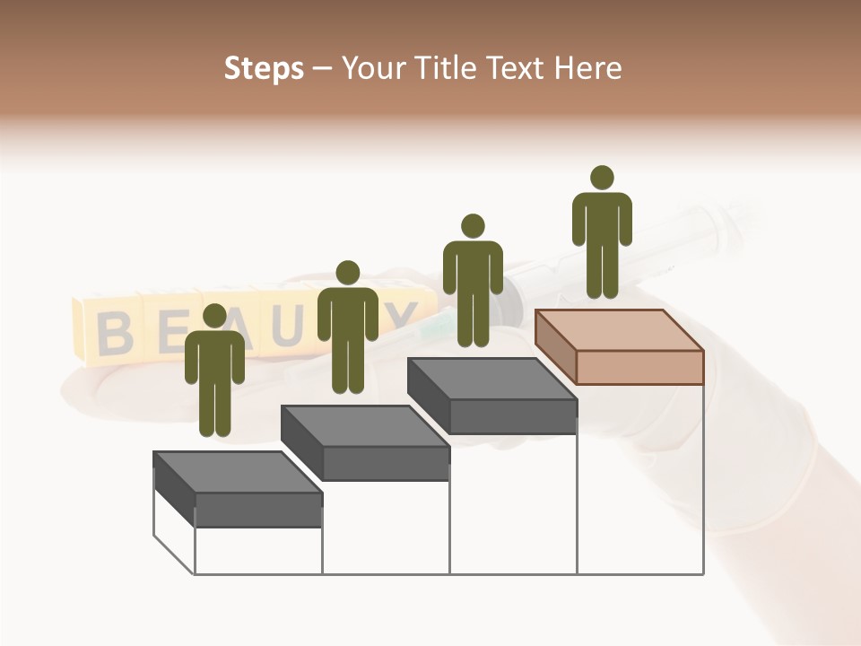 Beauty Cosmetic Hand PowerPoint Template