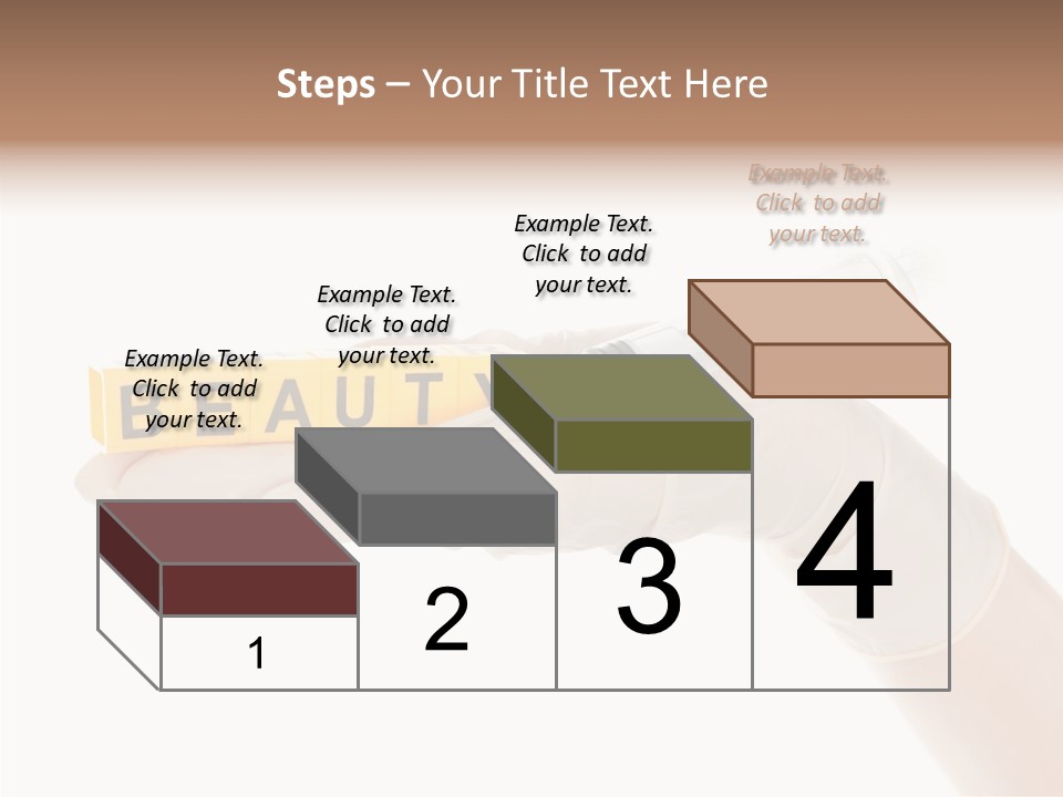 Beauty Cosmetic Hand PowerPoint Template
