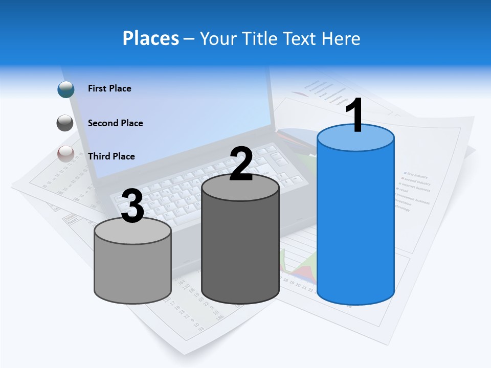 Colorful Chart Improvement PowerPoint Template