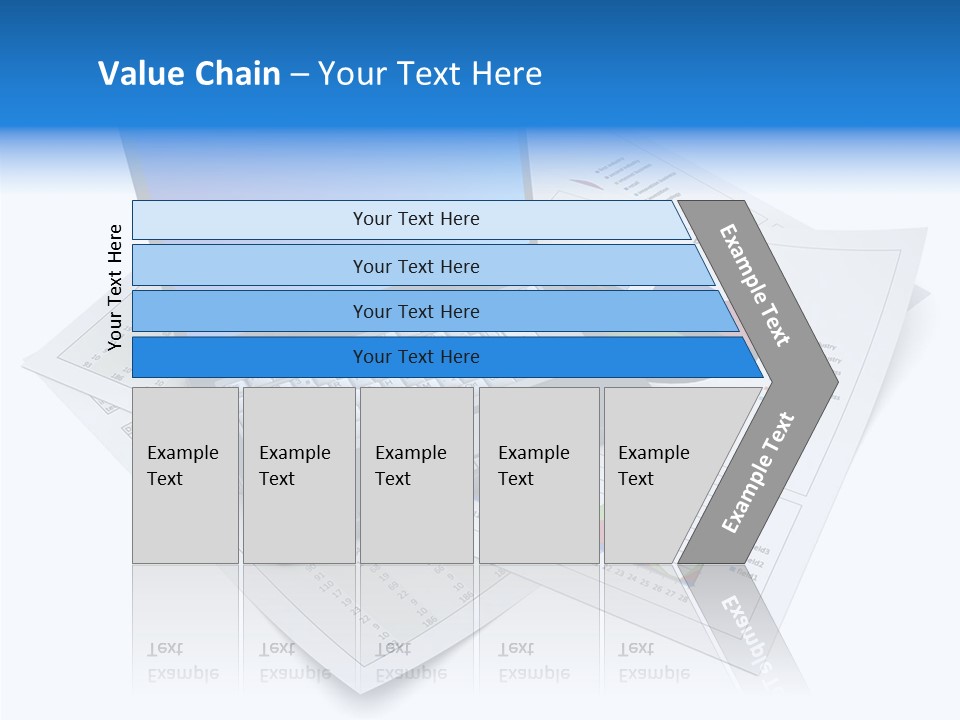 Colorful Chart Improvement PowerPoint Template