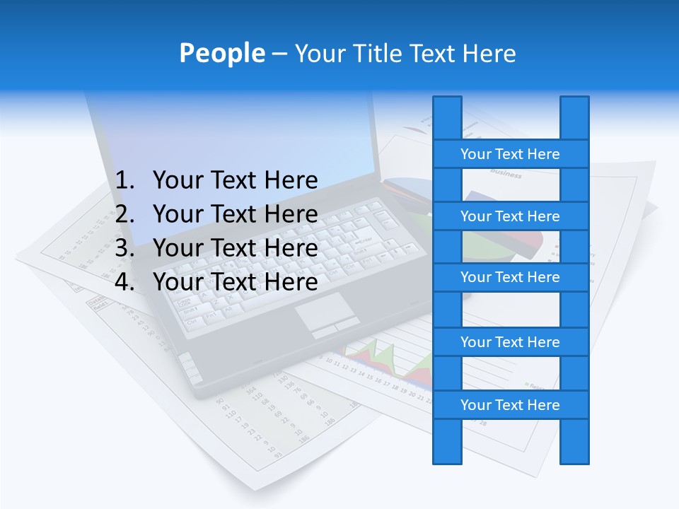 Colorful Chart Improvement PowerPoint Template