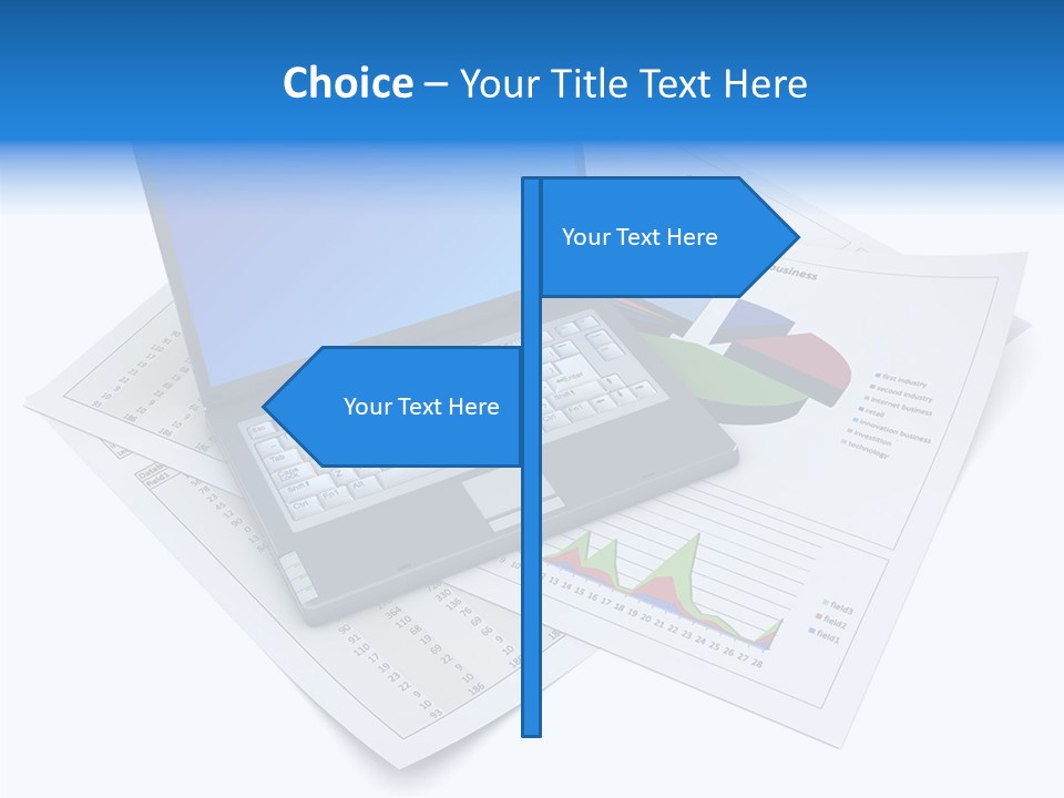 Colorful Chart Improvement PowerPoint Template