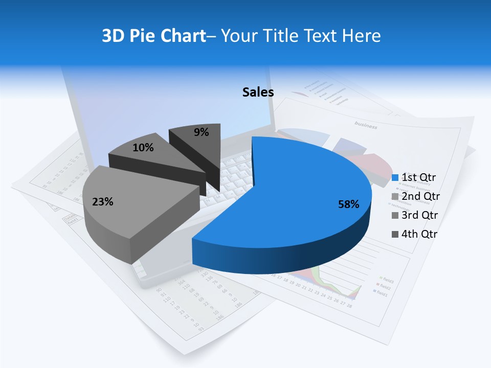 Colorful Chart Improvement PowerPoint Template