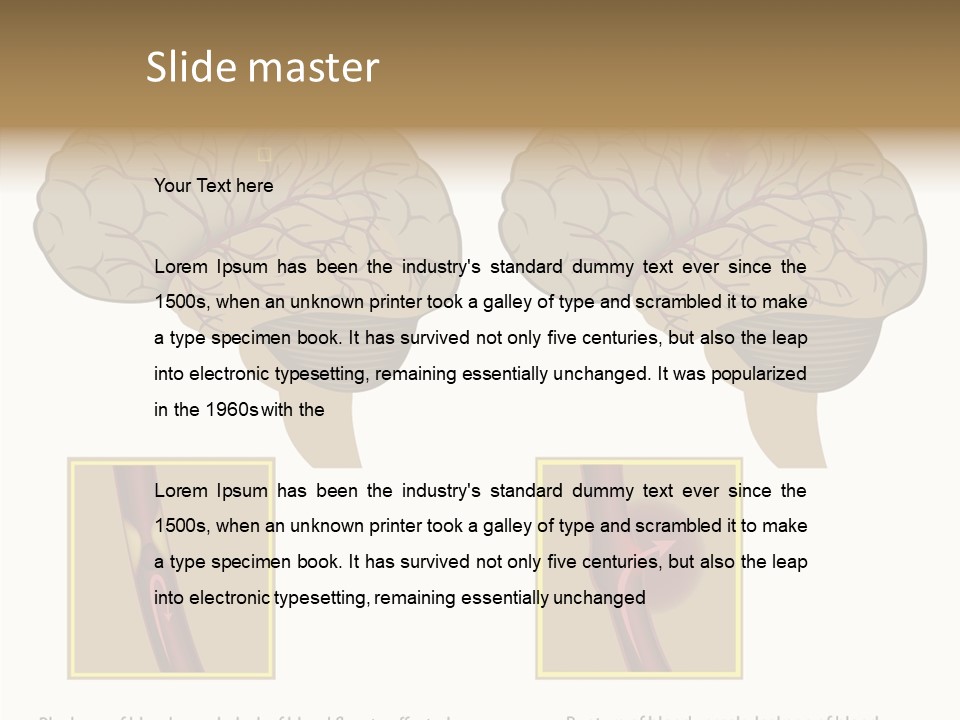 Problem Science Cerebral PowerPoint Template