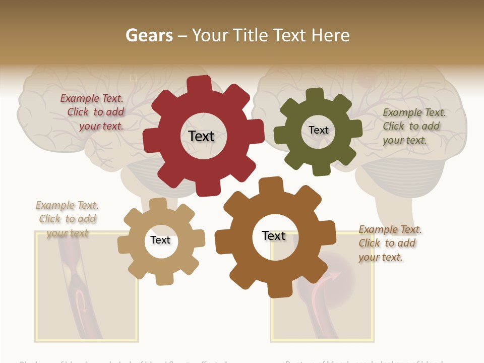 Problem Science Cerebral PowerPoint Template