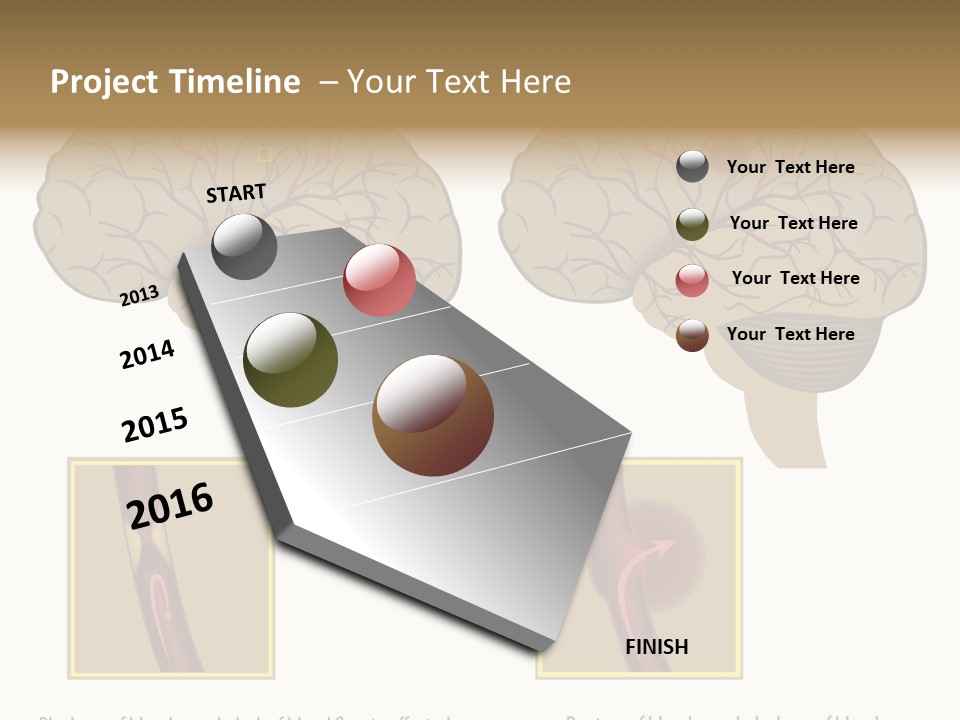 Problem Science Cerebral PowerPoint Template