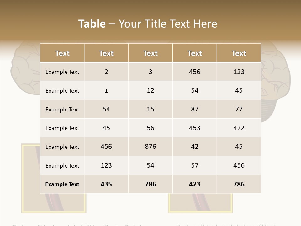 Problem Science Cerebral PowerPoint Template