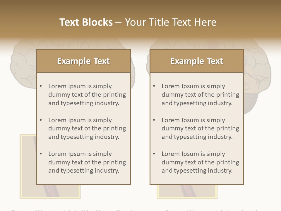 Problem Science Cerebral PowerPoint Template