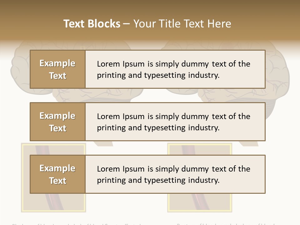 Problem Science Cerebral PowerPoint Template