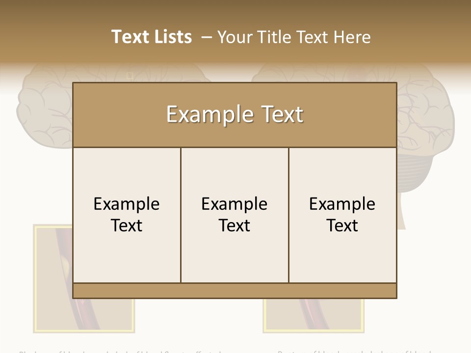 Problem Science Cerebral PowerPoint Template