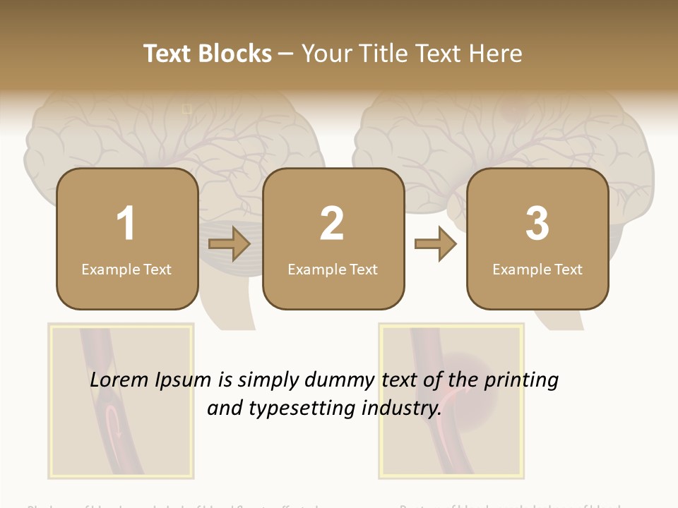 Problem Science Cerebral PowerPoint Template