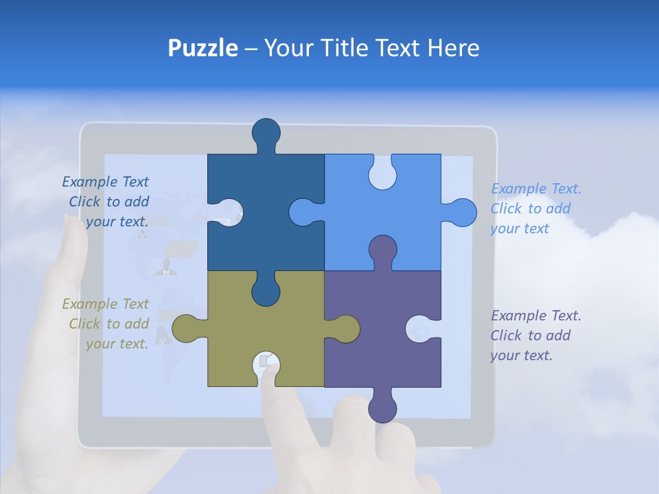 Pad People Equipment PowerPoint Template