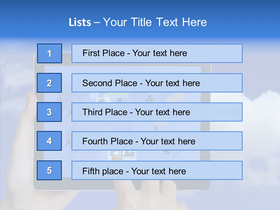 Pad People Equipment PowerPoint Template