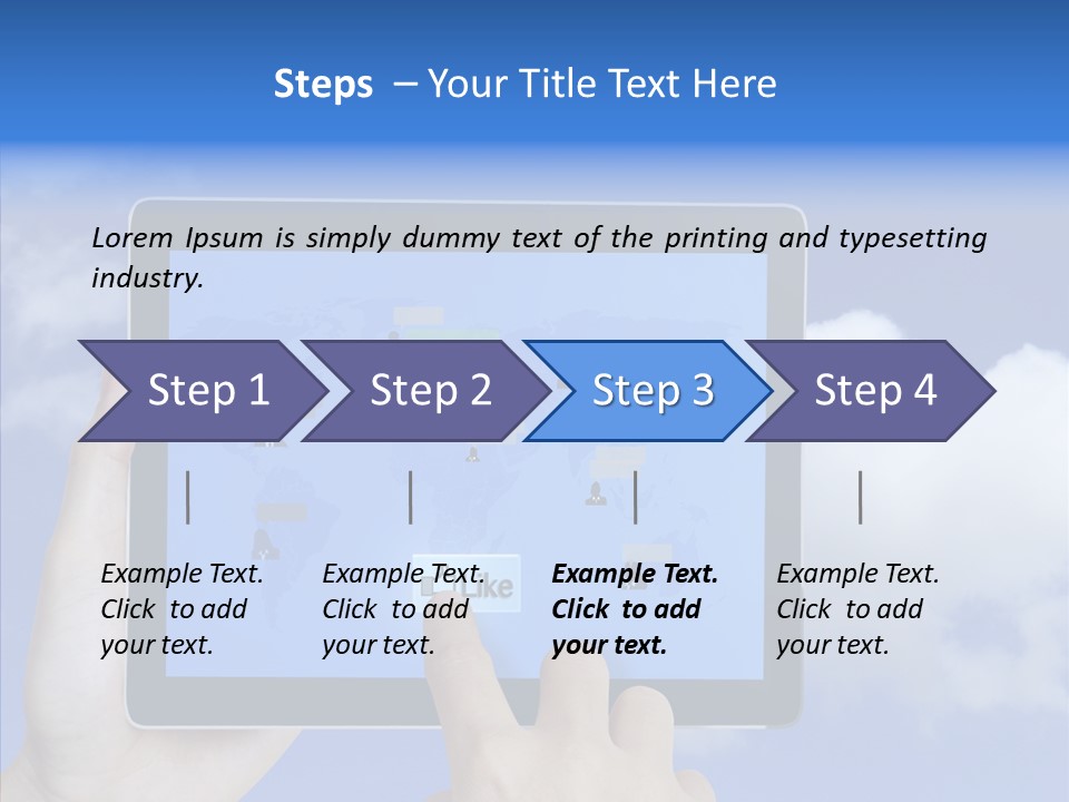 Pad People Equipment PowerPoint Template
