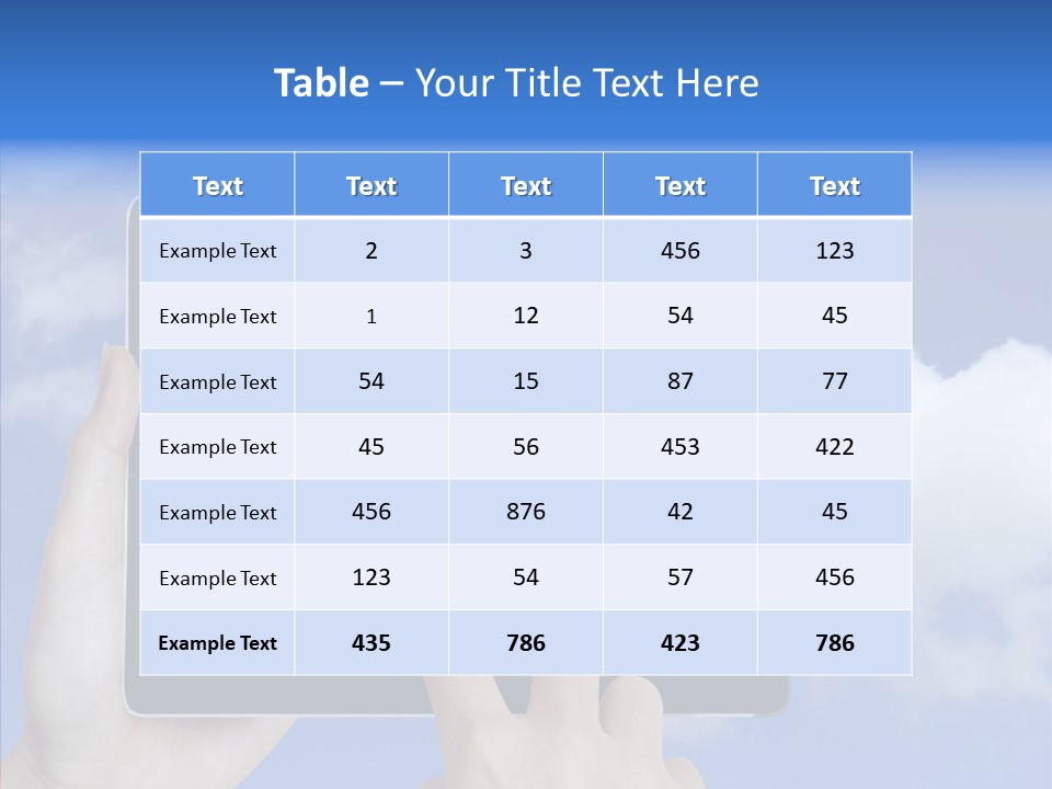 Pad People Equipment PowerPoint Template