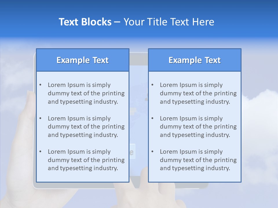 Pad People Equipment PowerPoint Template